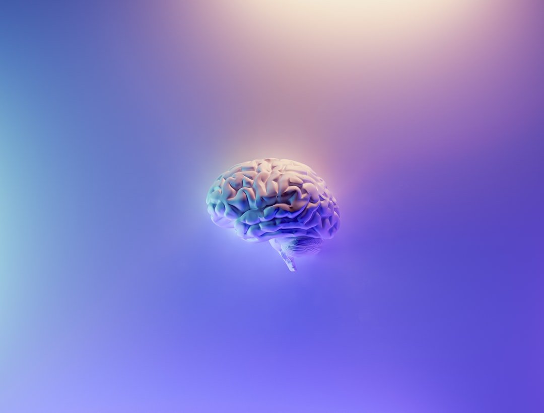 Illuminated brain neurons representing the neuroscience of storytelling in marketing