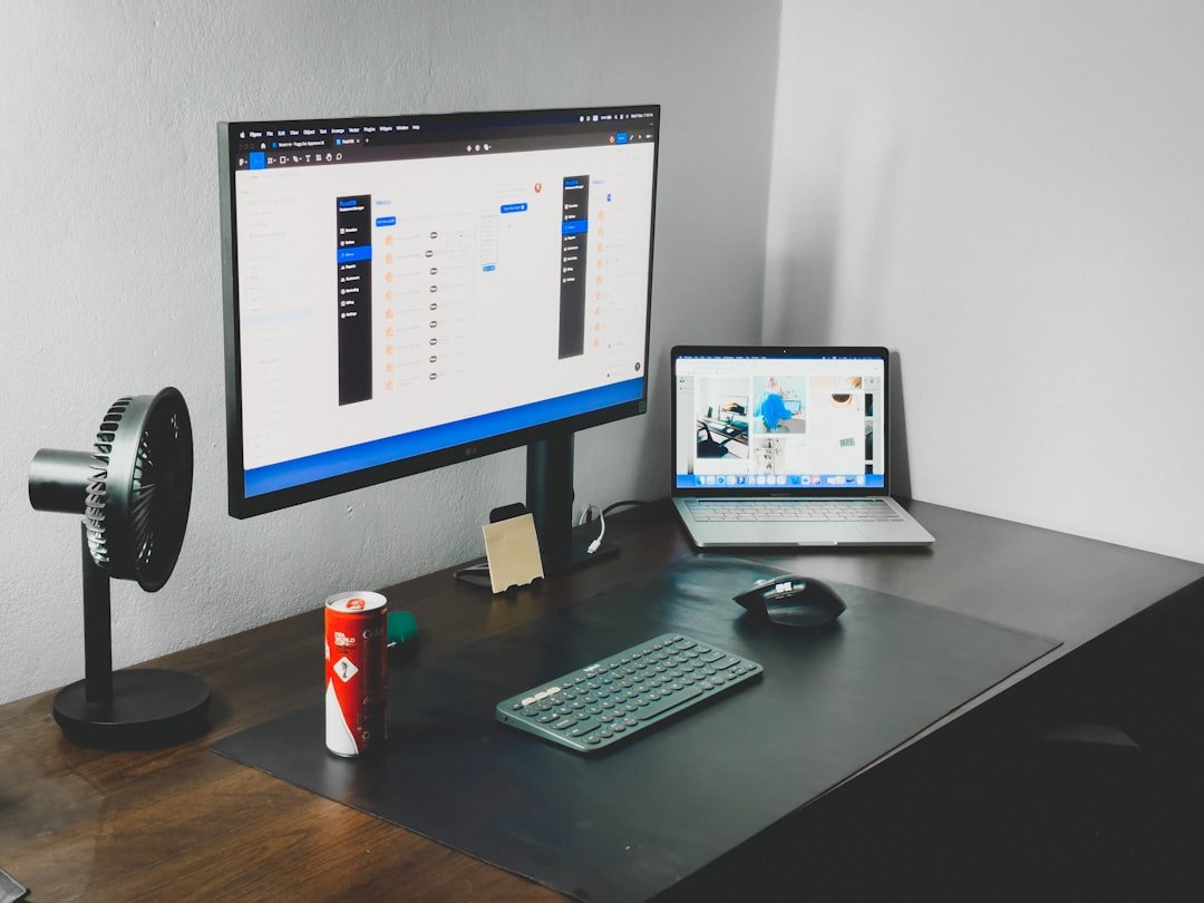 Entrepreneur building an e-commerce brand at a clean workspace with product samples
