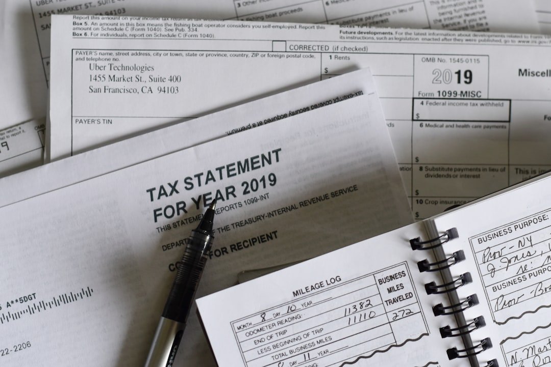 IRS tax documents and pen on a desk representing US EIN number application process